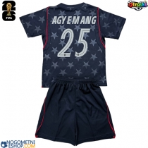 Otroški Nogometni dresi Združene države Patrick Agyemang #25 Gostujoči SP 2026 Kratek Rokav (+ Kratke hlače)